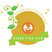 ドーナッツ・GREEN STAR CAFE・ロゴ制作